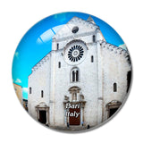 Bari Italy Cattedrale di San Sabino 3D Fridge Magnet Crystal Glass