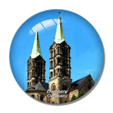 Germany Bamberg Cathedral 3D Fridge Magnet Crystal Glass