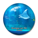 Boulogne-sur-Mer France Nausicaa 3D Fridge Magnet Crystal Glass