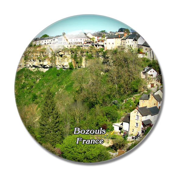 Bozouls France Le Canyon 3D Fridge Magnet Crystal Glass