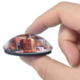 Brive-la-Gaillarde France Denoix 3D Fridge Magnet Crystal Glass