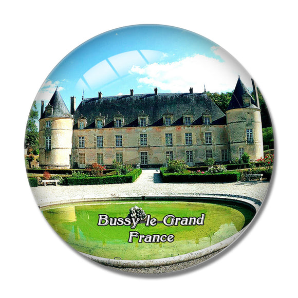 Bussy-le-Grand France Chateau of Bussy-Rabutin 3D Fridge Magnet Crystal Glass