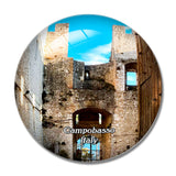 Campobasso Italy Castello Monforte 3D Fridge Magnet Crystal Glass