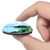 Cancale France La Pointe du Grouin 3D Fridge Magnet Crystal Glass