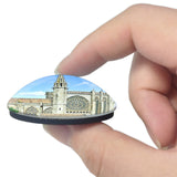 Carcassonne France Eglise Saint-Nazaire 3D Fridge Magnet Crystal Glass