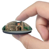 Castelnou France Village Medieval 3D Fridge Magnet Crystal Glass