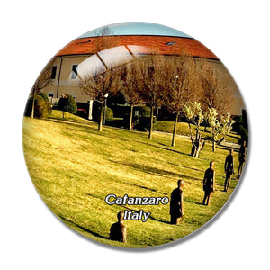 Catanzaro Italy Parco della Biodiversita Mediterranea 3D Fridge Magnet Crystal Glass