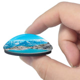 Chamonix France Lac Blanc 3D Fridge Magnet Crystal Glass