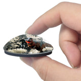 Charbonnieres-les-Sapins France Dino-Zoo 3D Fridge Magnet Crystal Glass