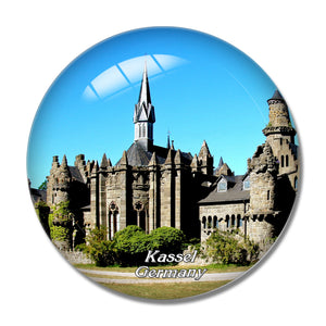 Germany Castle Wilhelmshohe Kassel 3D Fridge Magnet Crystal Glass