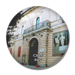 Chieti Italy Museo Archeologico Nazionale 3D Fridge Magnet Crystal Glass