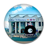 Clermont-Ferrand France L'Aventure Michelin 3D Fridge Magnet Crystal Glass