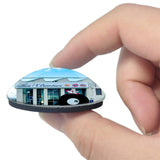 Clermont-Ferrand France L'Aventure Michelin 3D Fridge Magnet Crystal Glass