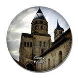 Cluny France Abbey 3D Fridge Magnet Crystal Glass