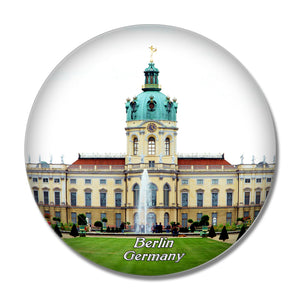 Germany Charlottenburg Palace Berlin 3D Fridge Magnet Crystal Glass