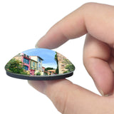 Collioure France Quartier du Moure 3D Fridge Magnet Crystal Glass