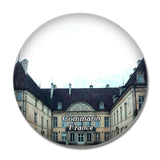 Commarin France Chateau 3D Fridge Magnet Crystal Glass