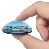 Concarneau France Ville Close 3D Fridge Magnet Crystal Glass