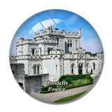 Condette France Chateau d'Hardelot 3D Fridge Magnet Crystal Glass