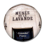 Coustellet France Musee de la Lavande Luberon 3D Fridge Magnet Crystal Glass