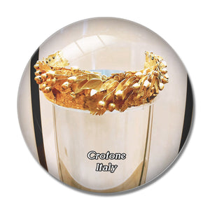 Crotone Italy National Archaeological Museum 3D Fridge Magnet Crystal Glass