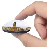 Cuneo Italy Piazza Galimberti 3D Fridge Magnet Crystal Glass