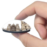 Dieppe France St Jacques Church 3D Fridge Magnet Crystal Glass