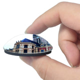 Douai France Beffroi 3D Fridge Magnet Crystal Glass