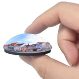 Dunkirk France Plage de Malo-les-Bains 3D Fridge Magnet Crystal Glass