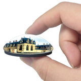 Ecouen France National Museum of the Renaissance 3D Fridge Magnet Crystal Glass