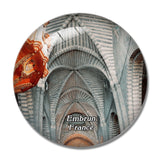 Embrun France Notre-Dame-du-Real 3D Fridge Magnet Crystal Glass