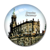 Germany Dresden Castle 3D Fridge Magnet Crystal Glass