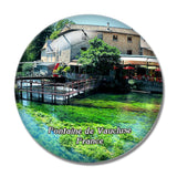 Fontaine de Vaucluse France La Source de La Sorgue 3D Fridge Magnet Crystal Glass