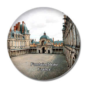 Fontainebleau France Chateau 3D Fridge Magnet Crystal Glass