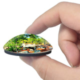 Fontainebleau France Forest 3D Fridge Magnet Crystal Glass