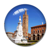 Forli Italy Abbazia di San Mercuriale 3D Fridge Magnet Crystal Glass