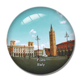 Forli Italy Piazza Aurelio Saffi 3D Fridge Magnet Crystal Glass