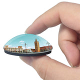 Forli Italy Piazza Aurelio Saffi 3D Fridge Magnet Crystal Glass