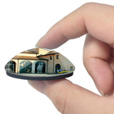 Forli Italy San Domenico Museum 3D Fridge Magnet Crystal Glass