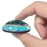 Fort-Mahon-Plage France Aquaclub de Belle Dune 3D Fridge Magnet Crystal Glass