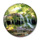 Gemenos France Parc de Saint-Pons 3D Fridge Magnet Crystal Glass