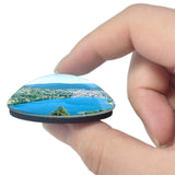 Gerardmer France Observatoire de Merelle 3D Fridge Magnet Crystal Glass