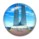 Givenchy-en-Gohelle France Canadian National Vimy Memorial 3D Fridge Magnet Crystal Glass