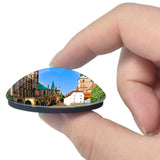 Germany Erfurt Cathedral 3D Fridge Magnet Crystal Glass