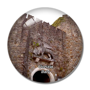 Gorizia Italy Castello 3D Fridge Magnet Crystal Glass