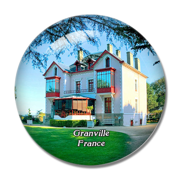 Granville France Musee Christian Dior 3D Fridge Magnet Crystal Glass