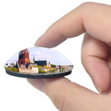 Germany Frankfurt Cathedral 3D Fridge Magnet Crystal Glass