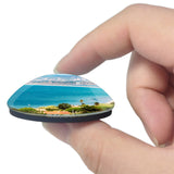 Hyeres France Presqu'ile de Giens 3D Fridge Magnet Crystal Glass