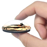 Imperia Italy Porto Maurizio 3D Fridge Magnet Crystal Glass