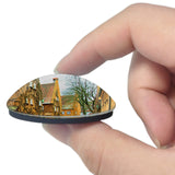 Germany Fuggerei Augsburg 3D Fridge Magnet Crystal Glass